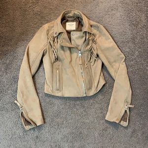 A&F fringe jacket size XS